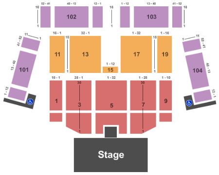 Matthews Arena Seating Chart