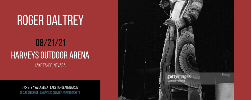 Roger Daltrey at Harveys Outdoor Arena tickets Roger Daltrey at Harveys Outdoor Arena
