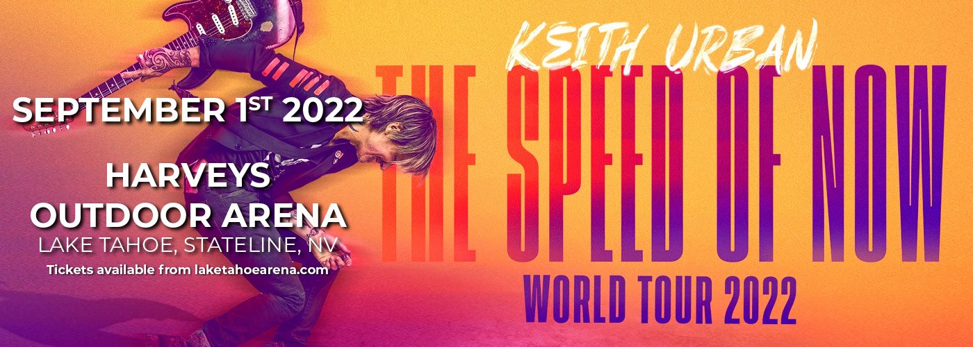 Keith Urban: The Speed Of Now Tour 2022 at Harveys Outdoor Arena
