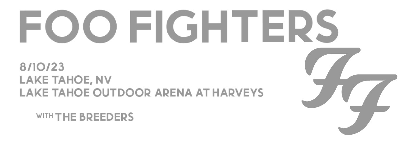 Foo Fighters at Harveys Outdoor Arena