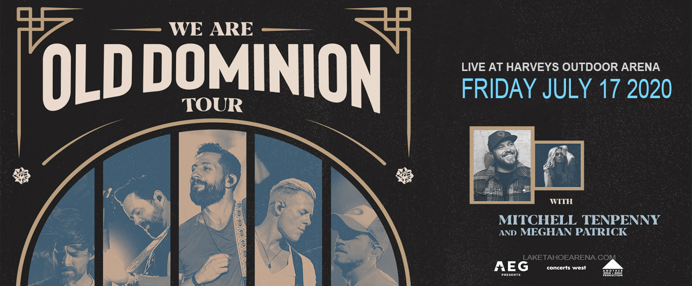 Old Dominion at Harveys Outdoor Arena tickets Old Dominion at Harveys Outdoor Arena