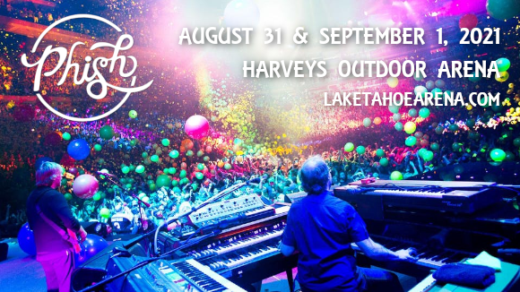 Phish [CANCELLED] at Harveys Outdoor Arena