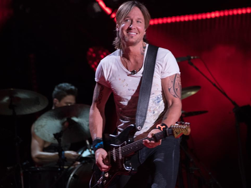 Keith Urban at Harveys Outdoor Arena